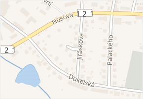Jiráskova v obci Votice - mapa ulice
