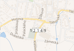 Jungmanova v obci Votice - mapa ulice