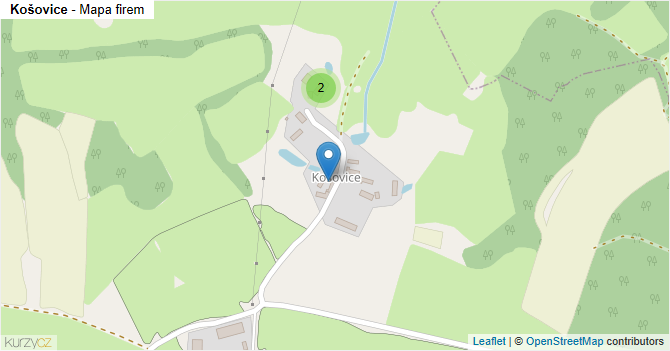 Košovice - mapa firem