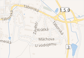 Krátká v obci Votice - mapa ulice
