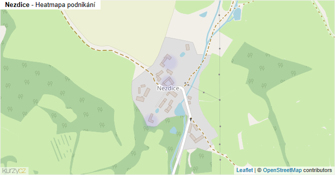 Nezdice - mapa podnikání