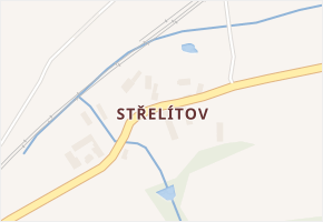 Střelítov v obci Votice - mapa části obce