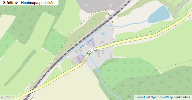 Střelítov - mapa podnikání