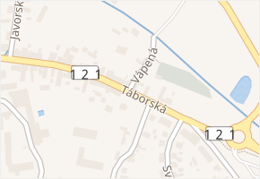 Táborská v obci Votice - mapa ulice