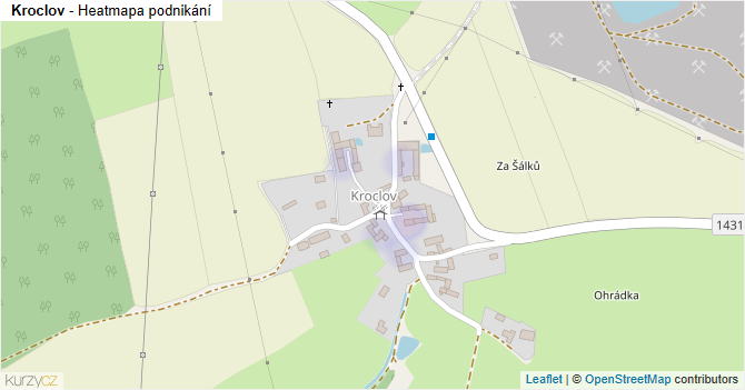 Kroclov - mapa podnikání
