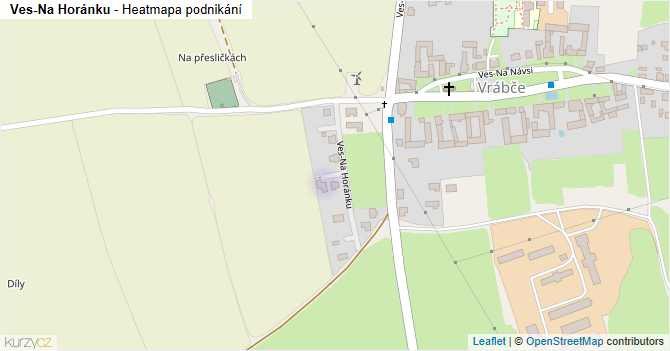 Ves-Na Horánku - mapa podnikání
