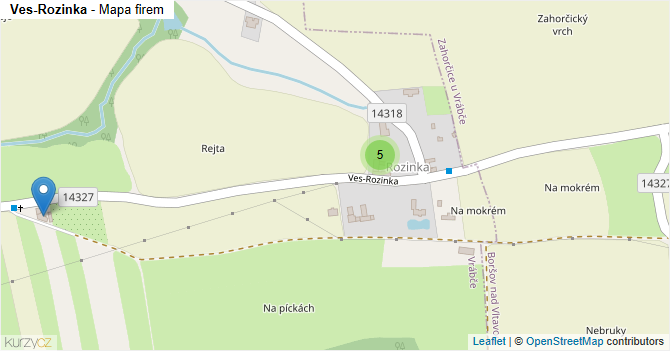 Ves-Rozinka - mapa firem