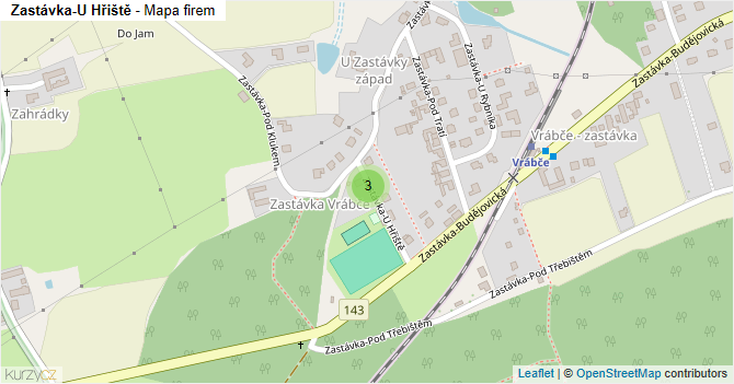 Zastávka-U Hřiště - mapa firem