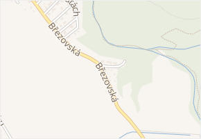 Březovská v obci Vrané nad Vltavou - mapa ulice