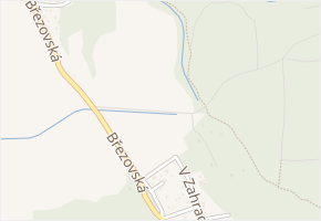 Pod Březovou v obci Vrané nad Vltavou - mapa ulice