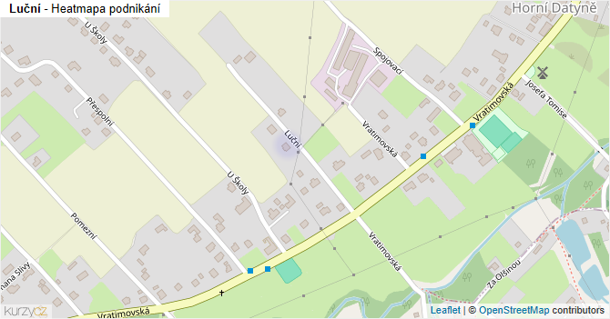 Luční - mapa podnikání