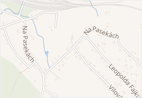 Na Pasekách v obci Vratimov - mapa ulice