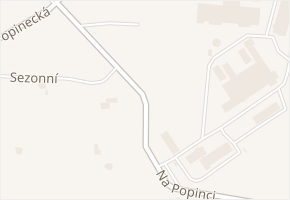 Na Popinci v obci Vratimov - mapa ulice