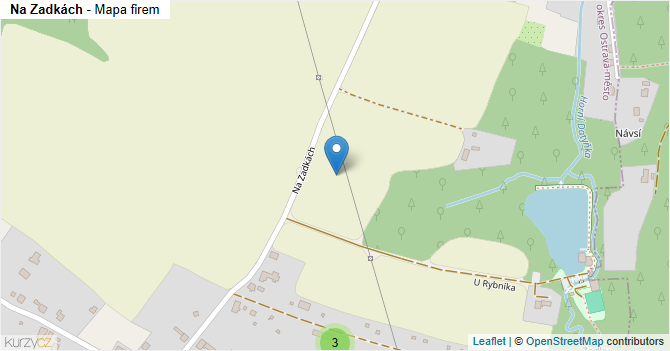 Na Zadkách - mapa firem