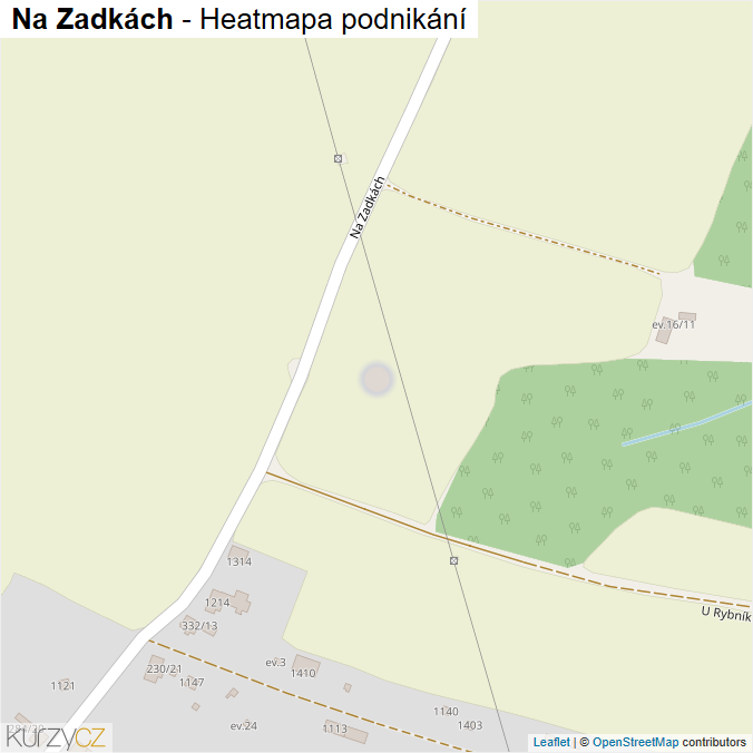 Mapa Na Zadkách - Firmy v ulici.