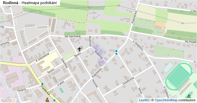 Rodinná - mapa podnikání