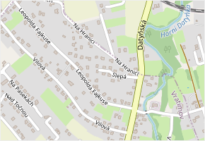 Slepá v obci Vratimov - mapa ulice