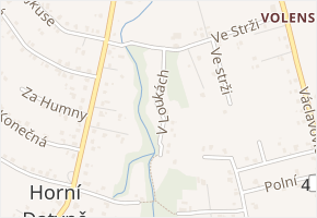 V Loukách v obci Vratimov - mapa ulice