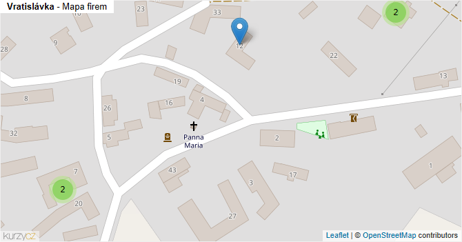 Vratislávka - mapa firem