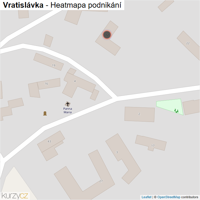 Mapa Vratislávka - Firmy v obci.