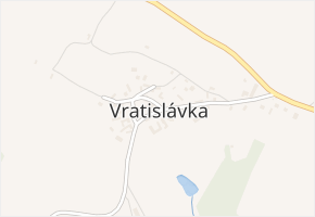 Vratislávka v obci Vratislávka - mapa části obce