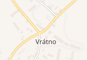 Vrátno v obci Vrátno - mapa části obce