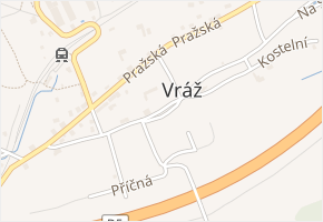 Květnová v obci Vráž - mapa ulice