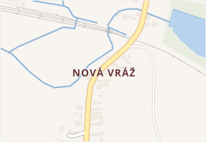 Nová Vráž v obci Vráž - mapa části obce