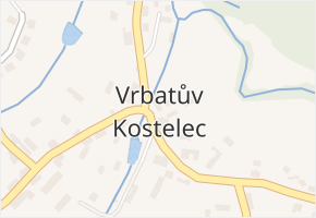 Vrbatův Kostelec v obci Vrbatův Kostelec - mapa části obce