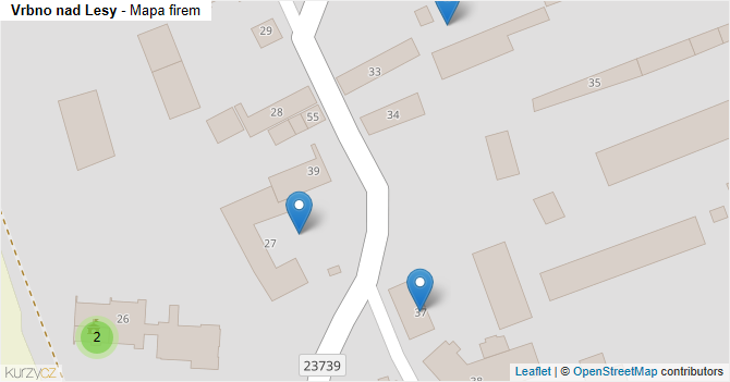 Vrbno nad Lesy - mapa firem