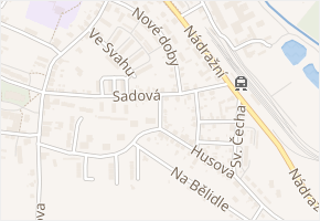 Erbenova v obci Vrbno pod Pradědem - mapa ulice