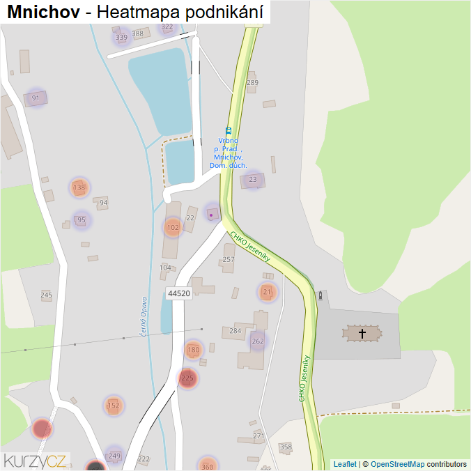Mapa Mnichov - Firmy v části obce.