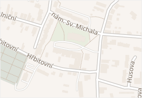 nám. Sv. Michala v obci Vrbno pod Pradědem - mapa ulice