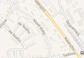 Nové doby v obci Vrbno pod Pradědem - mapa ulice
