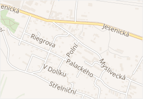 Polní v obci Vrbno pod Pradědem - mapa ulice