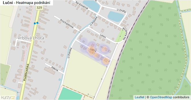 Luční - mapa firem