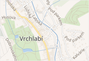 Cukrářská v obci Vrchlabí - mapa ulice