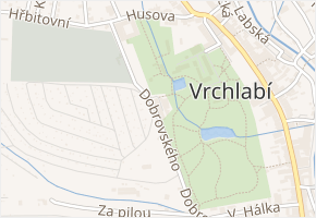 Dobrovského v obci Vrchlabí - mapa ulice