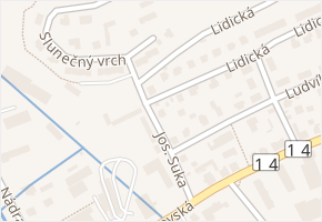 Jos. Suka v obci Vrchlabí - mapa ulice