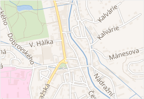 Karolíny Světlé v obci Vrchlabí - mapa ulice