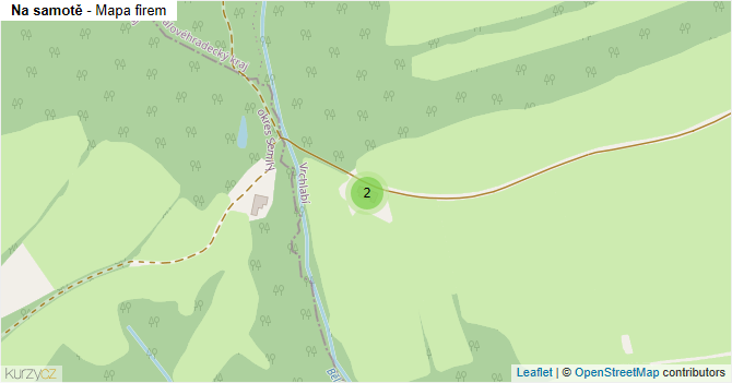 Na samotě - mapa firem