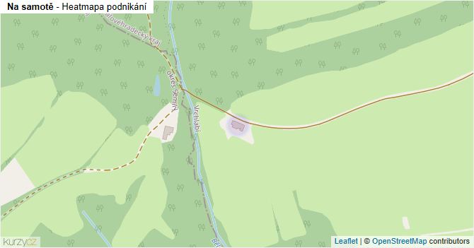 Na samotě - mapa podnikání