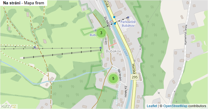 Na stráni - mapa firem