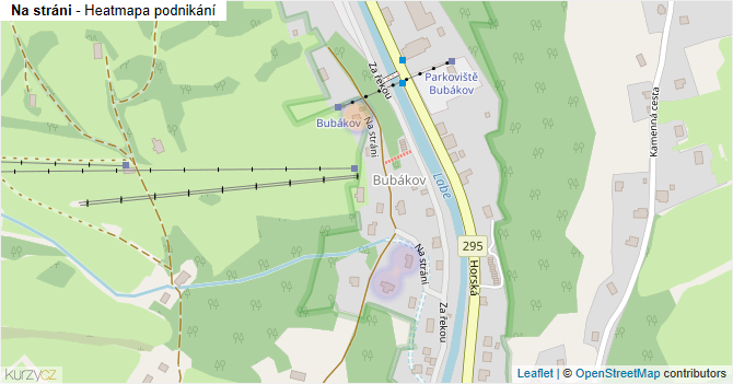 Na stráni - mapa podnikání