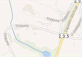 Třídomí v obci Vrchlabí - mapa ulice