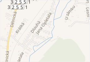 U břízek v obci Vrchlabí - mapa ulice