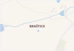 Braštice v obci Vrchotovy Janovice - mapa části obce