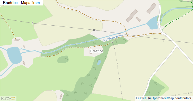 Braštice - mapa firem