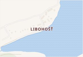 Libohošť v obci Vrchotovy Janovice - mapa části obce