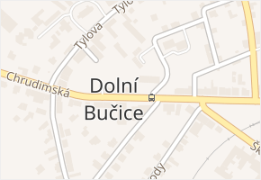 Chrudimská v obci Vrdy - mapa ulice